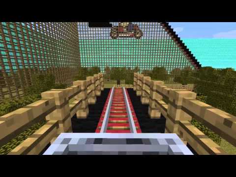 Minecraft Server Roller coaster WEEEE