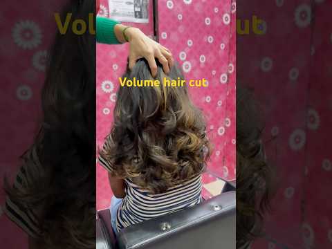 Hair cut with lots of volume l step cut look #hairstrokes #transitionreels #haircolor