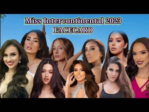 Miss Intercontinental 2023 FaceCard Category #MissIntercontinental2023 #MissIntercontinental