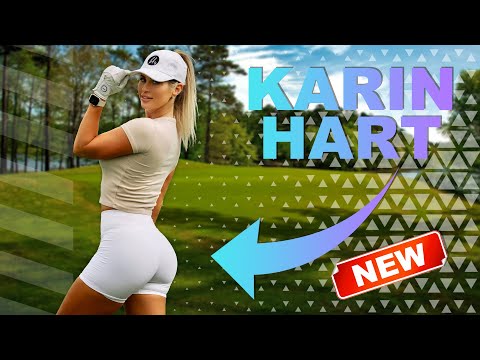 Golf Girl Karin Hart Bombs Slow Motion Golf Swing