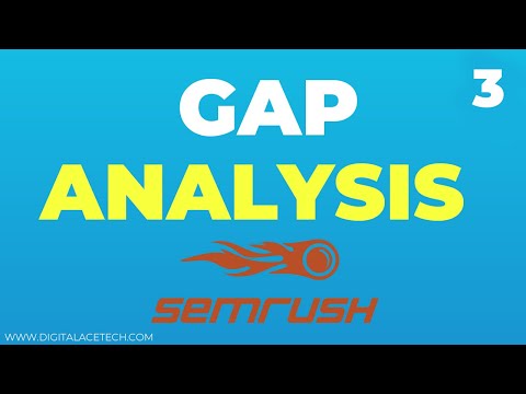 SEMrush - Gap Analysis (Part - 3)