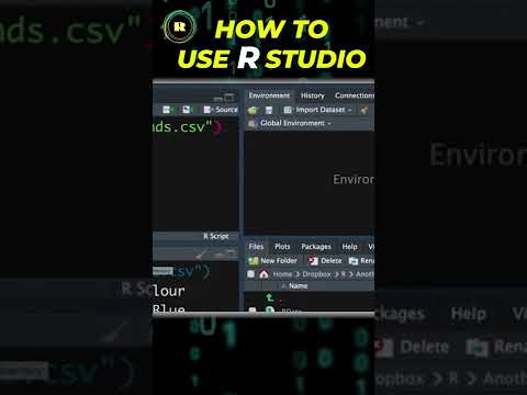 How to use R studio #short