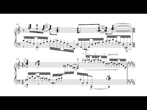 Nikolai Kapustin - 8 Concert Etudes, Op. 40 (1984) [Score-Video]