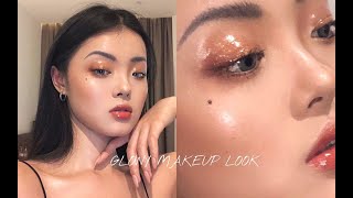 GLOWY MAKEUP | 瑕疵皮也能化的湿漉漉高级感妆容 | 自然清透水光感妆容