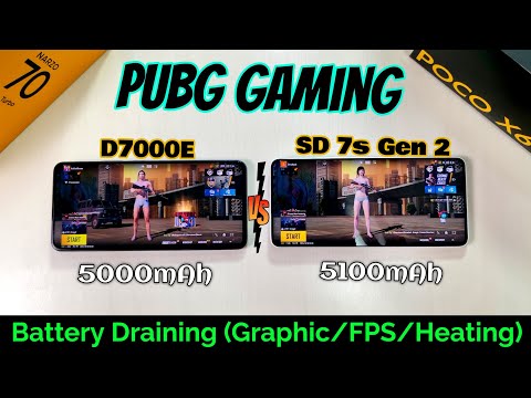 realme NARZO 70 Turbo Vs POCO X6 PUBG BGMI Gaming Test 90 FPS Vs 60 FPS Which is Best ?