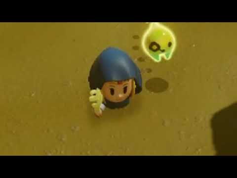 Zelda struggling in quicksand for 30 seconds