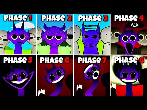 All 8 Different Phases in Incredibox Sprunki (Showcase) | Mix of All Monster Voices Sprunki