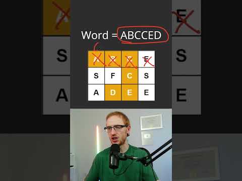 Leetcode 79 - Word Search - Recursive Backtracking