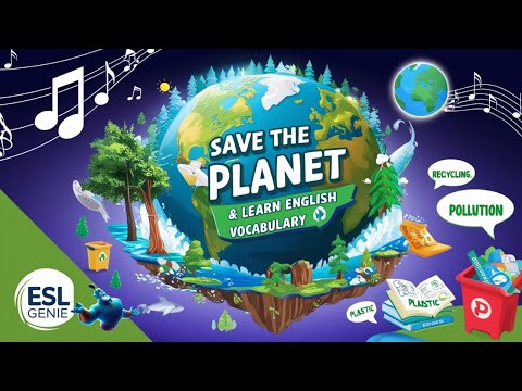 How Human Activities Impact Earth🌎|ESL Vocabulay Learning Fun! #eslsong #eslvocabulary #singandlearn