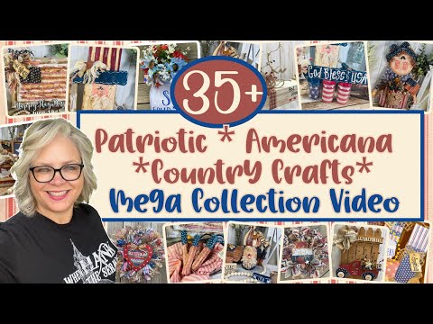 🇺🇸🌿 35+ Patriotic DIY Americana Crafts For July 4th || Mega Collection 🇺🇸 🌿