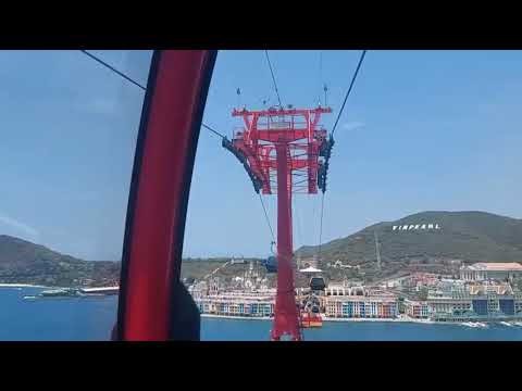 Wow! Beautiful Cable Car at Vinpearl in Nha Trang City, Vietnam