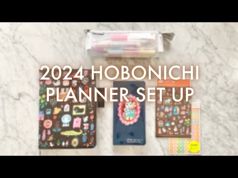 2024 HOBONICHI COUSIN + WEEKS SET UP