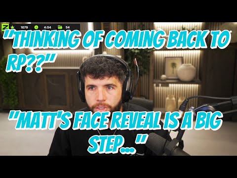 Zerkaa Talks About If He'll Return to RP, Matt Face Reveal & Deansocool IRL Streams...