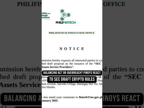 Pinoy crypto community reacts to SEC Draft Crypto Rules