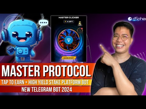 Master Protocol - Earn High Yield Stakes + $800 TaskOn Campaign | Tap To Earn TG Bot Review