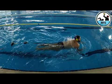 swimming and water polo  exercise with parachute part 2