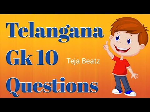 Telangana 10 Gk questions Telugu gk teja Beatz