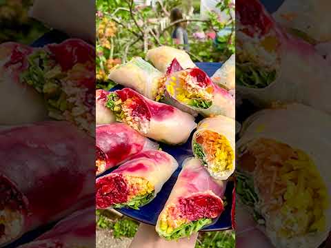 How to make SPRING ROLL wraps with rice paper