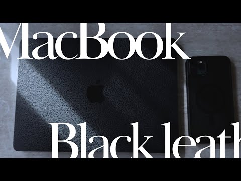 【指紋対策】ブラックレザーのMacBook？ビジュアル大優勝｜MacBook Air