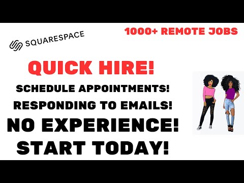 Squarespace Hiring Responding To Emails Quick Hire 1000 + Remote Jobs No Experience Start Today