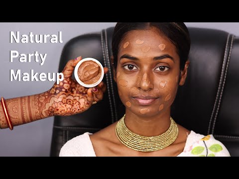 Natural Party Makeup Look For Dark Skin / Party Makeup Tutorial/ Wedding Guest Makeup Tutorial