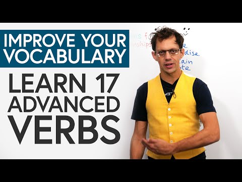 Improve your Vocabulary: 17 Advanced Verbs