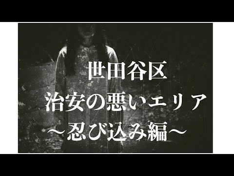 【忍び込み編】世田谷区の治安をまとめてみた