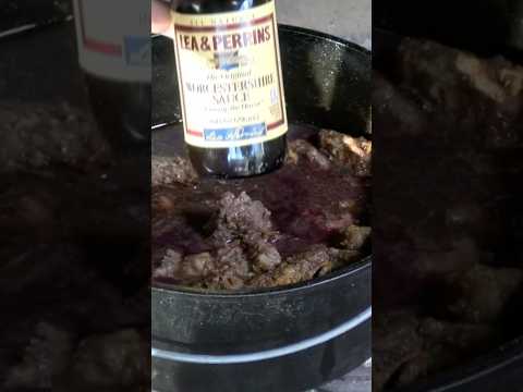 Dutch Oven Cowboy Stew #holidayonshorts #beef #youtubeshorts