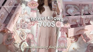 HUGE flower knows makeup haul: midsummer fairytales all-in makeup set🌸