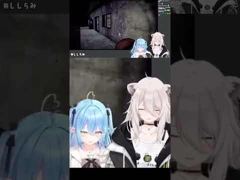 Botan & Lamy dating experience in horror game [ Hololive Clips English Sub Vertical Video ] #ししらみ