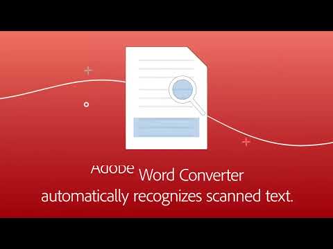 How to convert Microsoft Word to PDF and PDF into Word with ease | Adobe Acrobat​