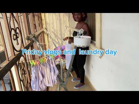 Friday Vlogs/Laundry drying day