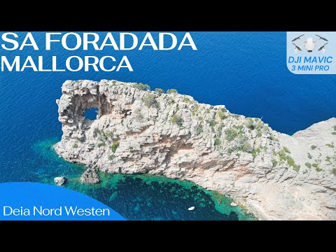 Sa Foradada Mallorca Nord West Küste Deia - Drohnen Video DJI MINI3 Pro