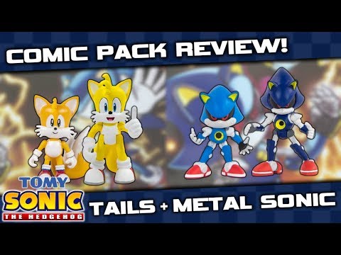 TOMY Sonic Collector Series Comic Pack Figure REVIEW - Tails & Metal Sonic!