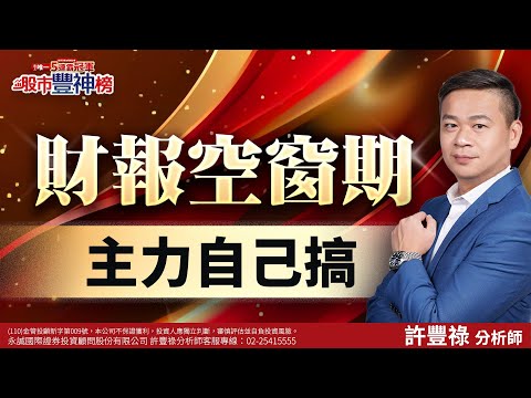 財報空窗期 主力自己搞｜2024/12/09｜ 許豐祿 分析師｜股市豐神榜