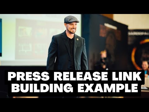 Press Release Link Building Example with Dr. Brett Lane