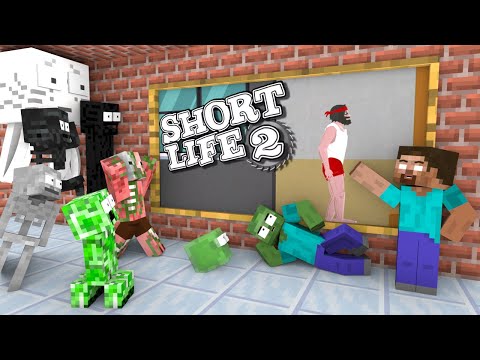 School Herobrine : Who won Herobrine's challenge? (Minecraft Animation)