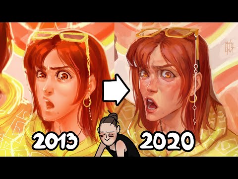 Speedpaint (CLIPSTUDIO) 2013 vs 2020