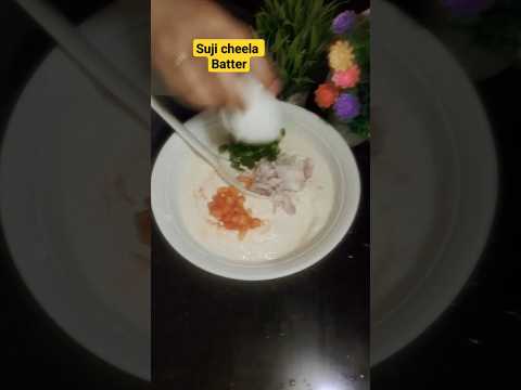 suji cheela batter l #batterforcheela #viral #shorts #youtubeshorts #cookingshorts #foodshorts