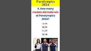 Paris Paralympics 2024 Current Affairs | Paralympics 2024 GK in English #shorts #trending #gk