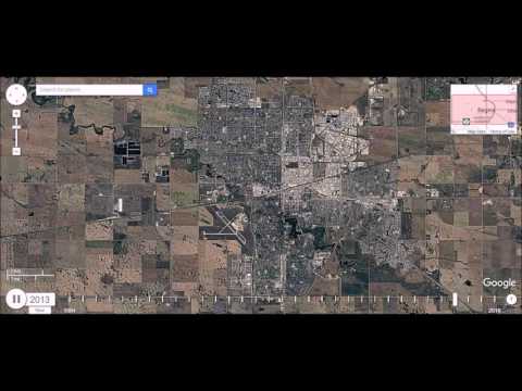 Regina, SK - Urban Sprawl Time Lapse