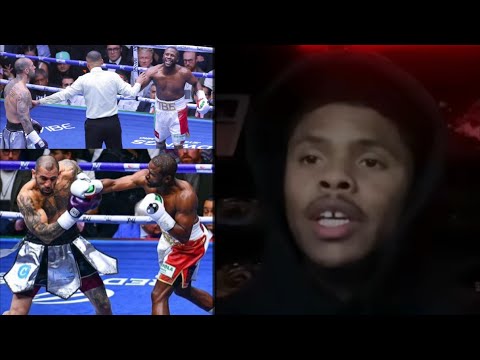 Shaker Stevenson Reacts to Floyd Mayweather FIRING the Referee during the Fight vs Gotti Rematch