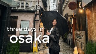 three days in osaka 🇯🇵 private onsen, vintage shopping, ichiran ramen, conbini breakfast