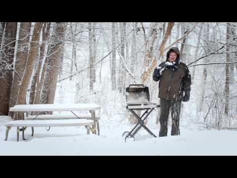 Fired Up Food   Snow Winter Grilling