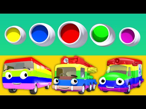 🌈🚚 Colorful Car Friends: Learn Colors & Vehicles with Fun - Finger Family & Nursery Rhymes for Kids