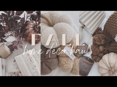 Fall Home Decor Haul 2023 || HomeGoods, Amazon, Target & Afloral