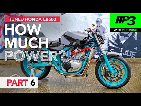 How much POWER did we make?😎 Honda CB 500 engine tune dyno results