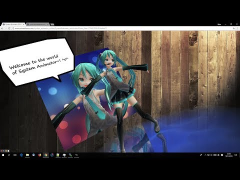 3D Miku dancing on web browser!