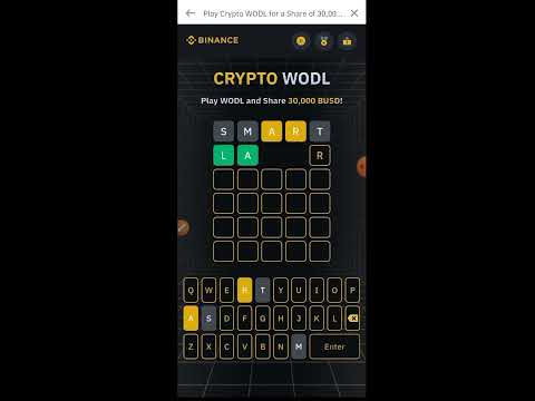 New binance crypto wodl complete answers Round 2 of 5 || Binance crypto wodl 5 letters answer