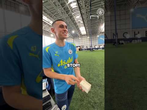 PRANKING PHIL FODEN 😈 'STOP IT!' #shorts #football #soccer